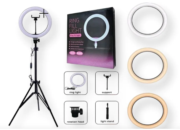 Miniatura 3 de Aro De Luz Led 26 Cm Con Soporte Para Ce